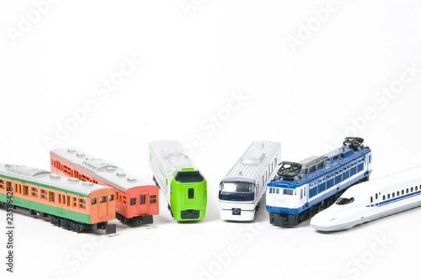 Obraz 模型列車（新幹線など）