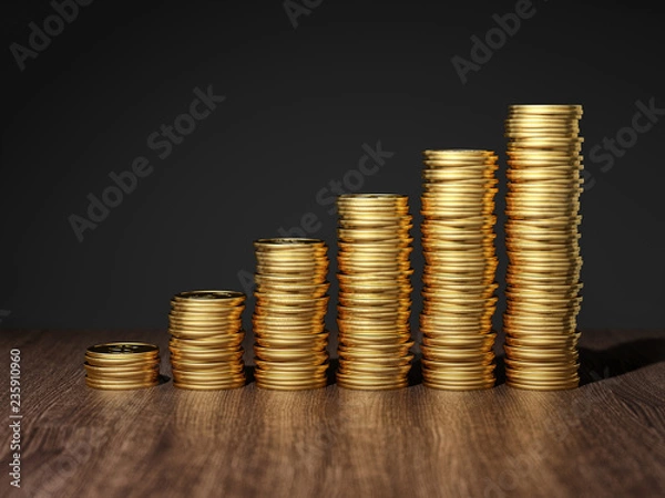 Obraz Gold coins