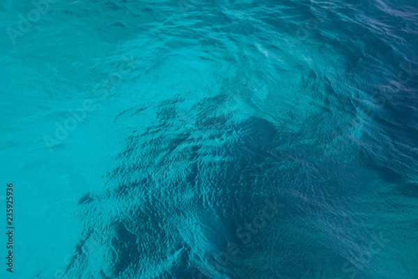 Fototapeta Turquoise sea water background