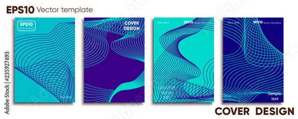 Obraz Creative colored cover. Cover design.