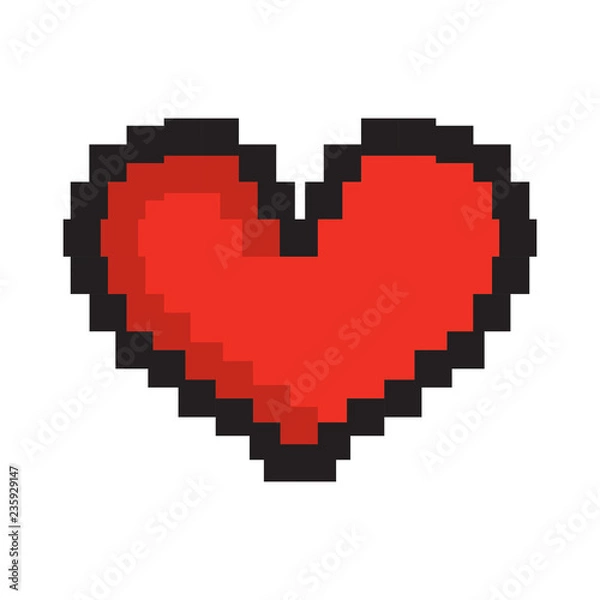 Fototapeta Object with pixel style