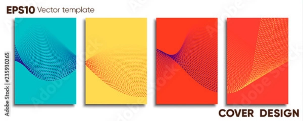 Obraz Creative colored cover. Cover design.