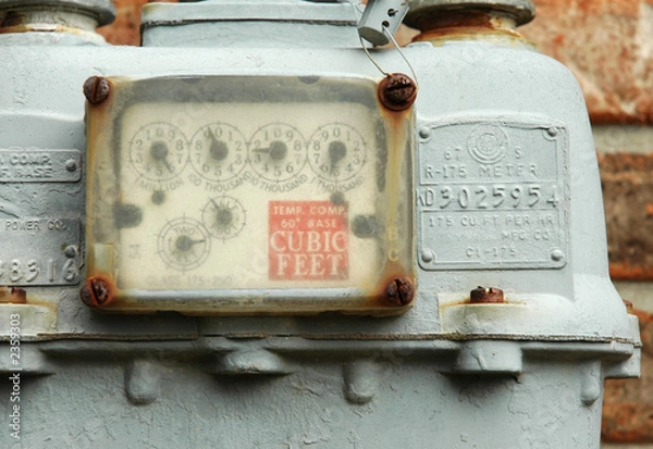 Obraz gas meter #281