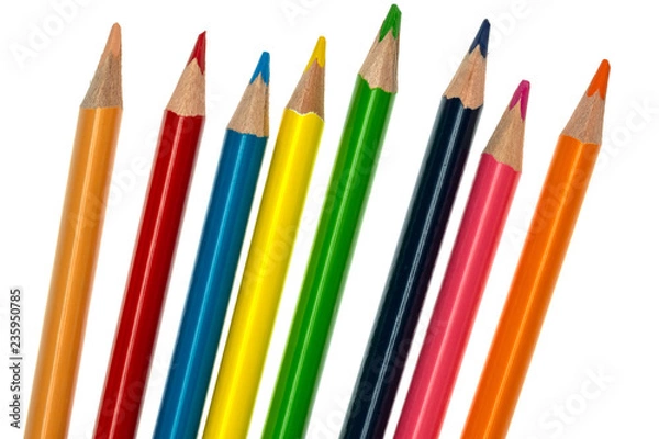 Obraz Colored pencils isolated