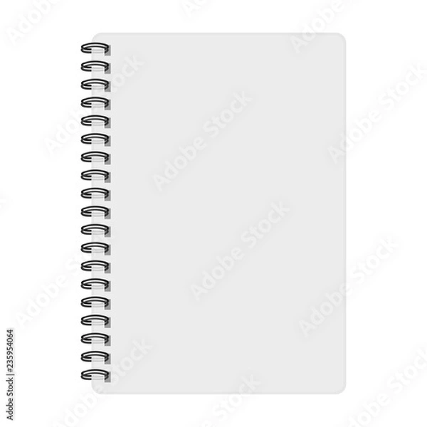 Obraz Notebook mockup, with place for image, text or other details. 
Vector illustration