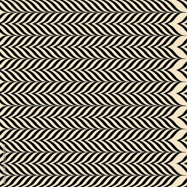 Fototapeta Black Zebra Texture Seamless Pattern