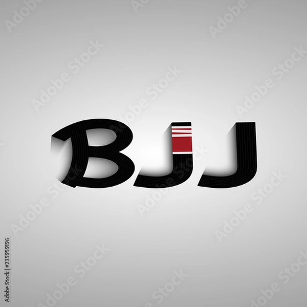 Obraz Bjj logo