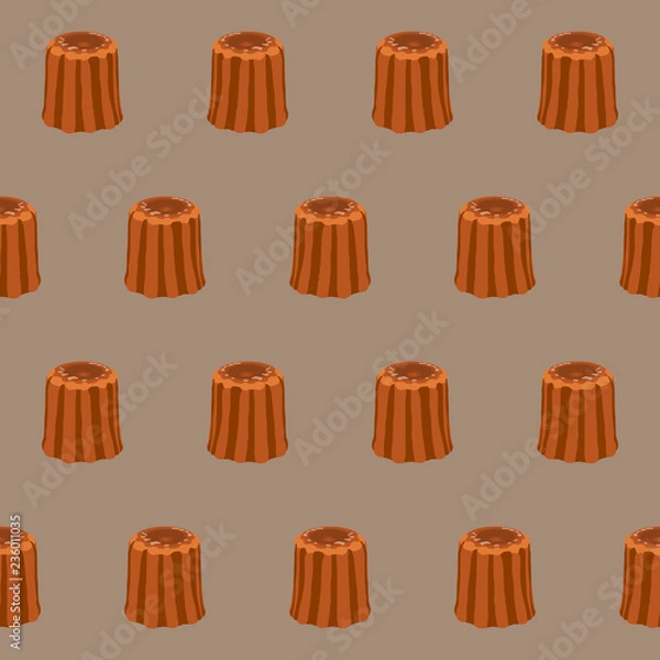 Fototapeta カヌレの総柄