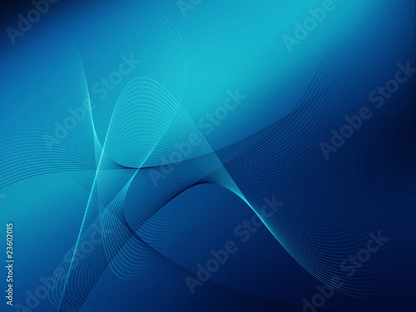 Obraz abstract net blue