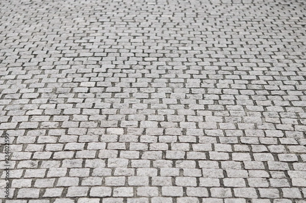 Fototapeta 石畳の歩道