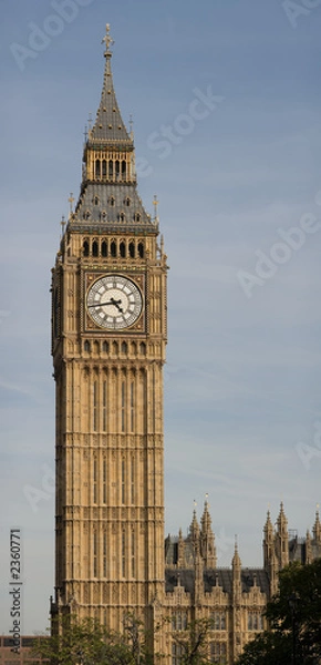 Obraz big ben clock tower in london, england