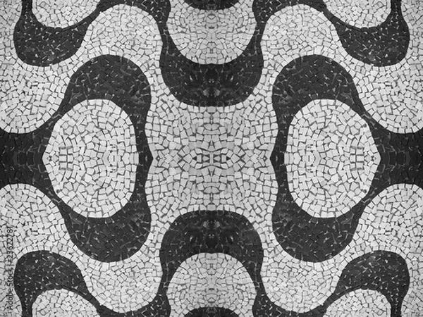 Obraz portuguese stone pattern