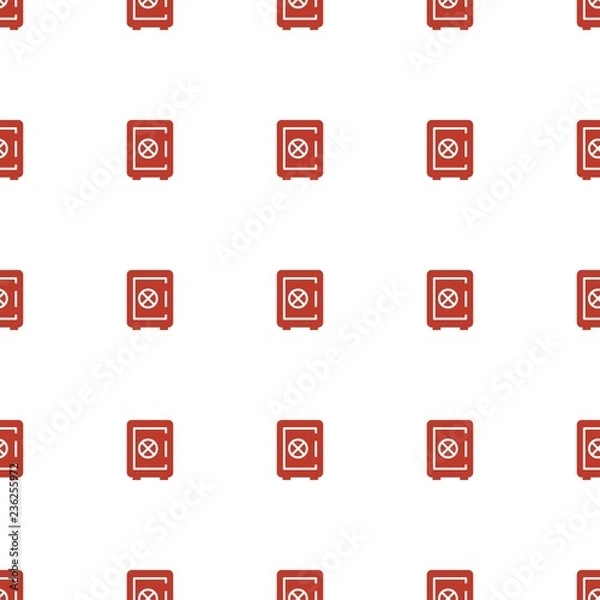 Obraz secrecy pattern repeat seamless on white background. Editable filled secrecy icons from casino collection. Safe icon for web and mobile.