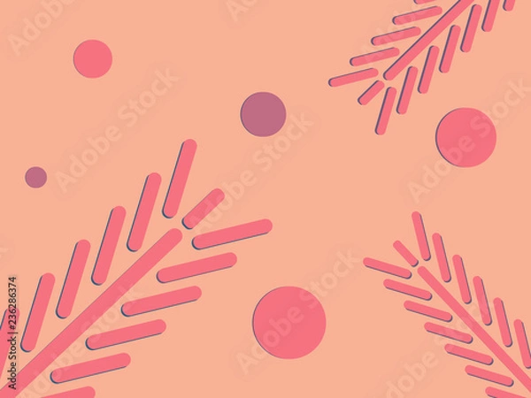 Obraz Christmas abstract background in purple colors.