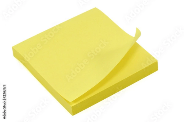 Obraz stack of post-it notes