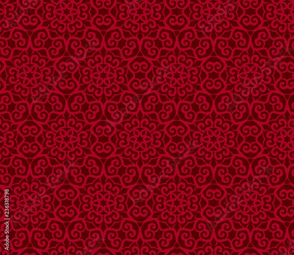 Fototapeta Vector ornament seamless pattern wallpaper
