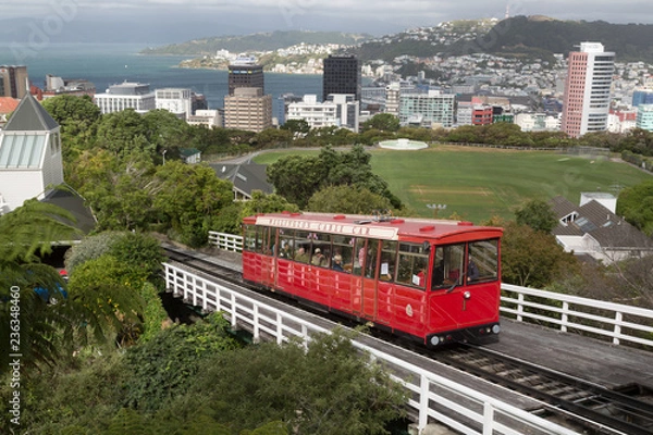 Fototapeta Zug Wellington Neuseeland