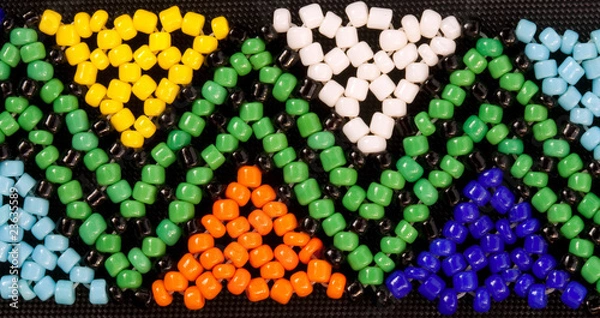 Obraz african beadwork