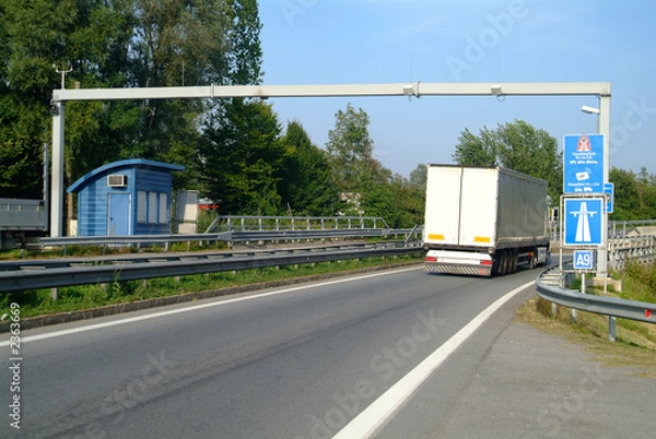 Obraz autobahn auffahrt