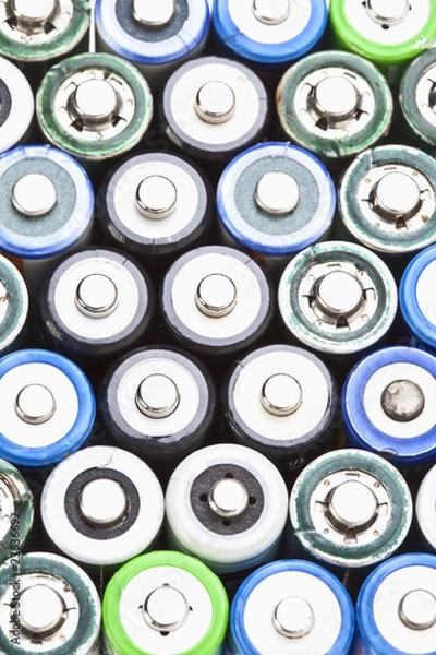 Fototapeta Batterien
