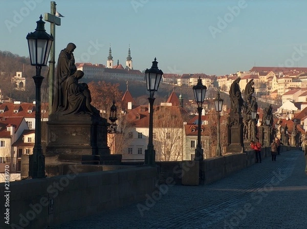 Fototapeta prag, karlsbrücke in prag