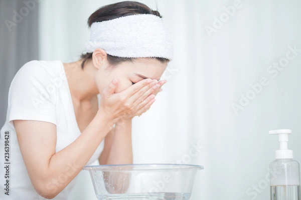 Obraz 洗顔・女性