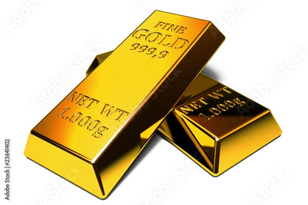 Obraz lingotes de oro
