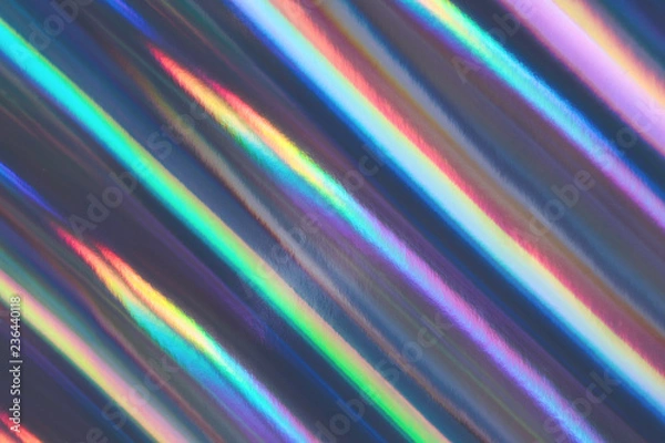Fototapeta Multicolored background imitating hologram.