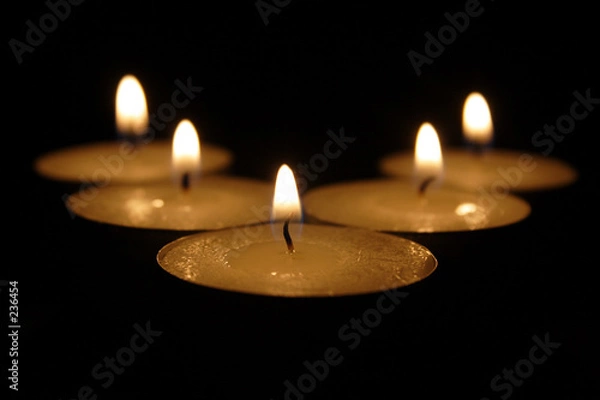 Obraz five candles