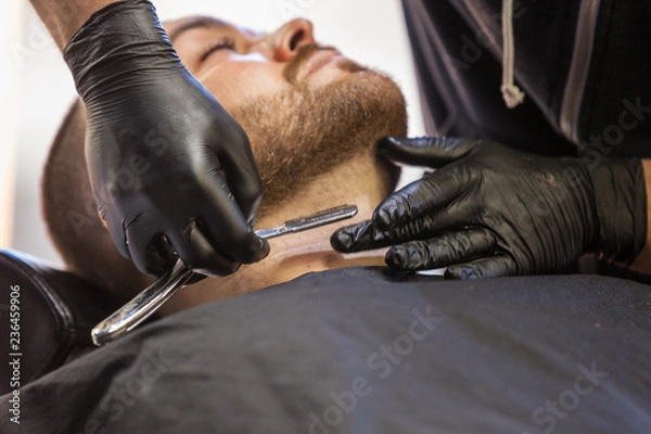 Fototapeta barber's work
