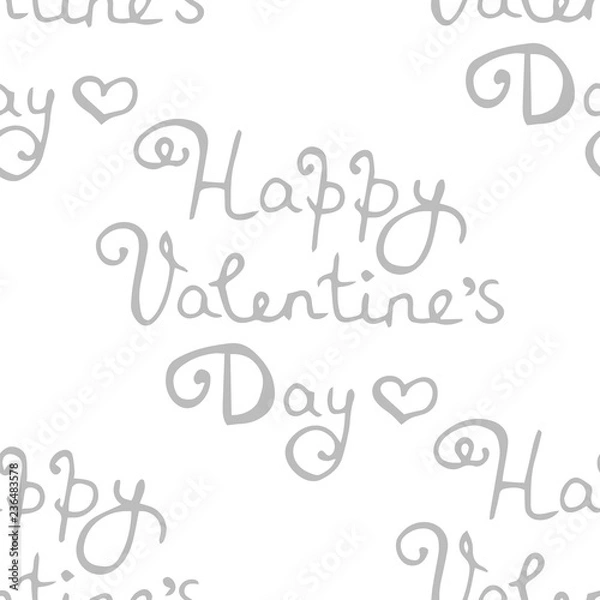 Fototapeta Valentine's Day seamless pattern