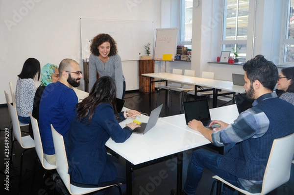 Obraz Beim Studieren