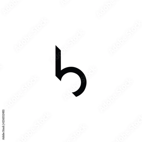 Obraz letter b logo vector