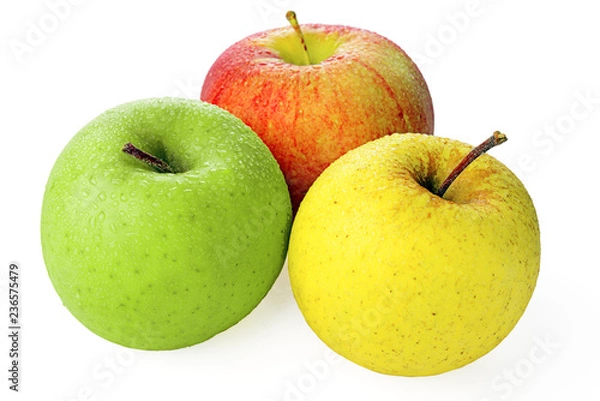 Obraz mele isolate tricolore - isolate