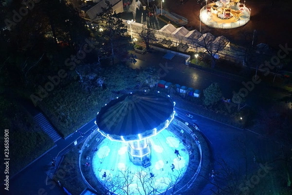 Fototapeta 西武園ゆうえんちイルミネーション