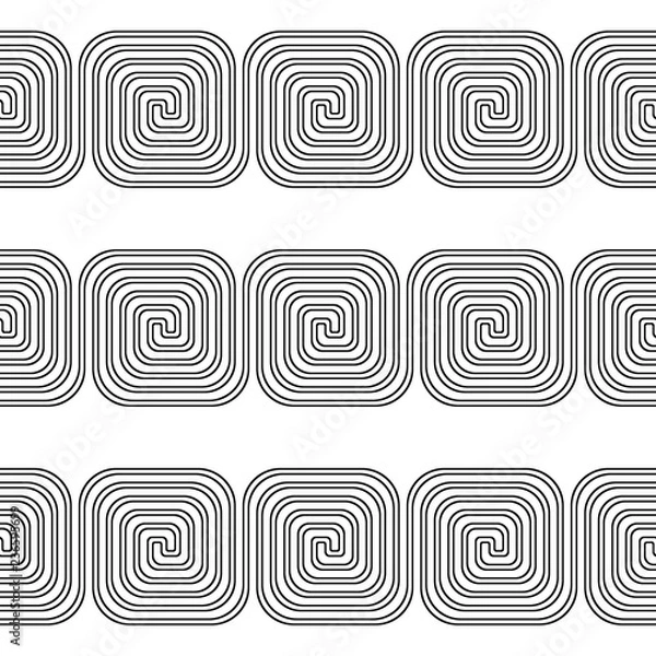 Fototapeta Design seamless spiral pattern