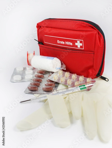 Obraz erste Hilfe im Urlaub