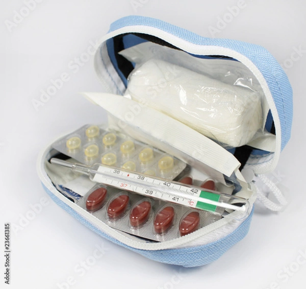 Obraz reiseapotheke blau