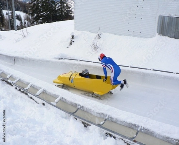 Obraz skok bobslejowy