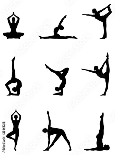 Obraz Yoga Positions