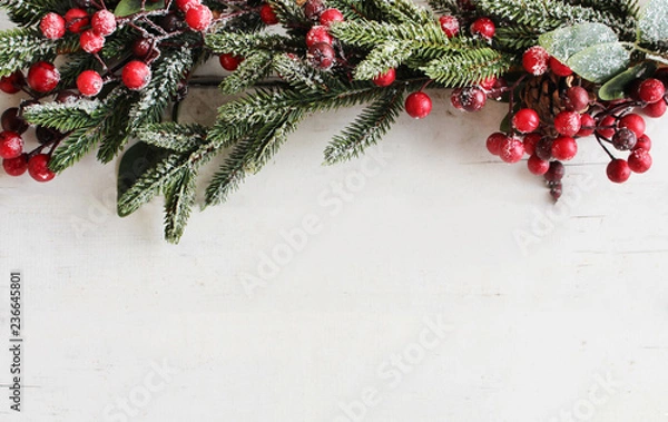 Obraz Mistletoe background