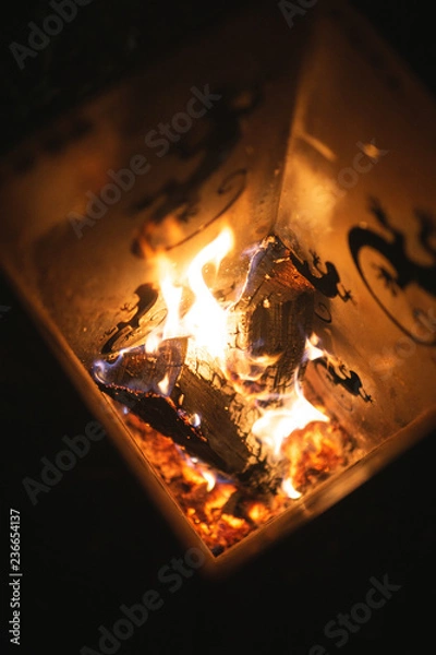 Fototapeta Fire basktet