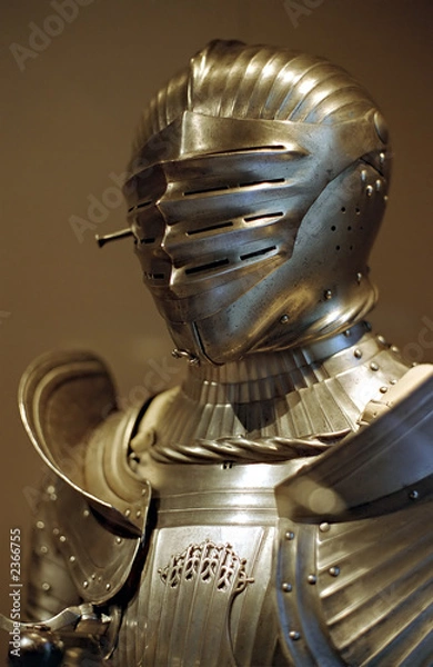 Obraz golden medieval armor
