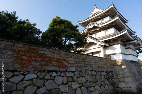 Fototapeta 高松城の櫓