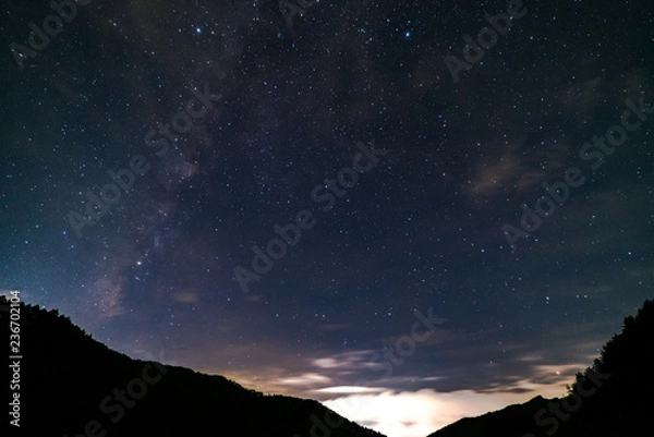 Fototapeta 箕輪の星空