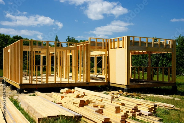 Obraz construire en bois