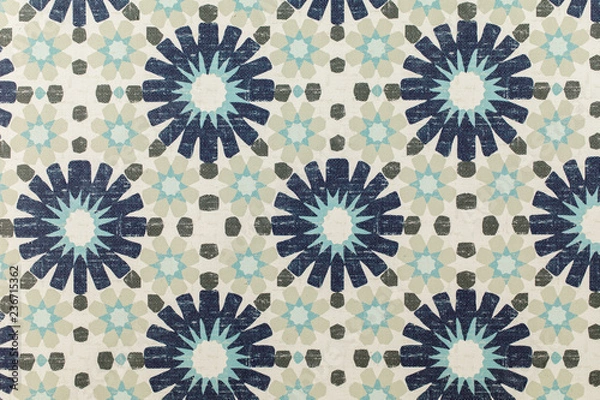 Fototapeta Textured fabric with pattern