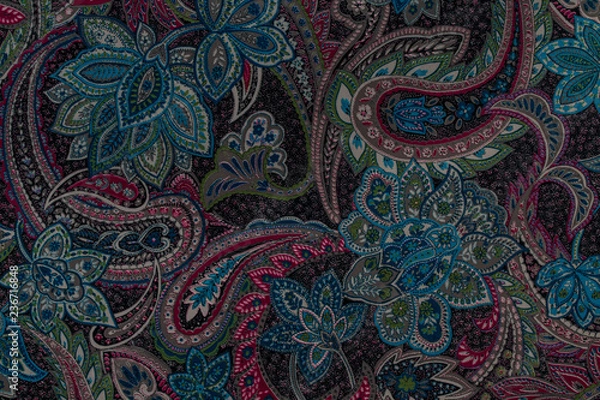 Fototapeta Textured fabric with pattern