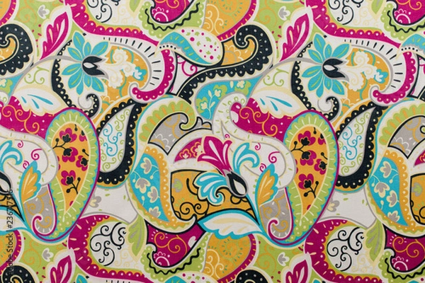 Fototapeta Textured fabric with pattern