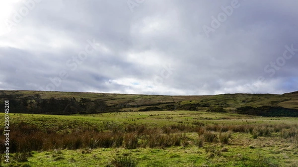Obraz Irish landscape with clouds
